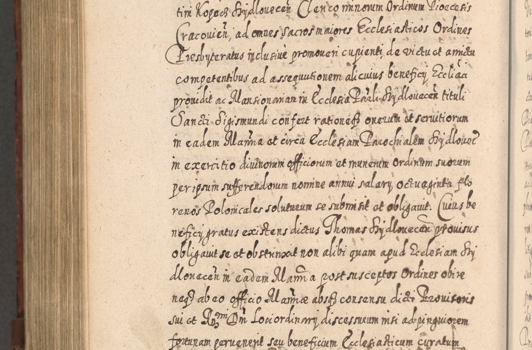 Zdjęcie nr 1409 dla obiektu archiwalnego: Acta actorum, causarum spiritualium, civilium, criminalium, obligationum, quietationum, inscpritionum, cessionum, decimarum, testamentorum R. D. Martini Szyszkowski, episcopi Cracoviensis, ducis Severiensis in annis 1620 - 1623. Tomus secundus.