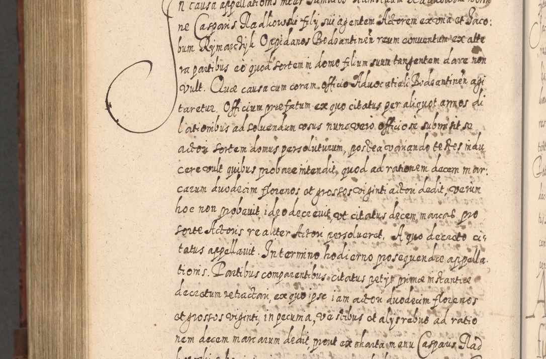 Zdjęcie nr 1399 dla obiektu archiwalnego: Acta actorum, causarum spiritualium, civilium, criminalium, obligationum, quietationum, inscpritionum, cessionum, decimarum, testamentorum R. D. Martini Szyszkowski, episcopi Cracoviensis, ducis Severiensis in annis 1620 - 1623. Tomus secundus.