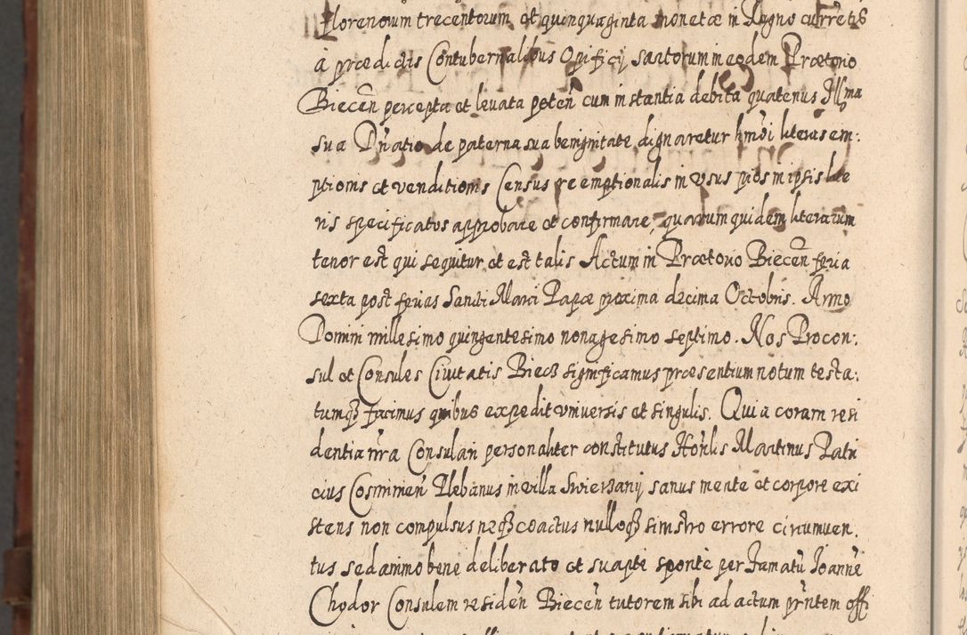 Zdjęcie nr 1391 dla obiektu archiwalnego: Acta actorum, causarum spiritualium, civilium, criminalium, obligationum, quietationum, inscpritionum, cessionum, decimarum, testamentorum R. D. Martini Szyszkowski, episcopi Cracoviensis, ducis Severiensis in annis 1620 - 1623. Tomus secundus.