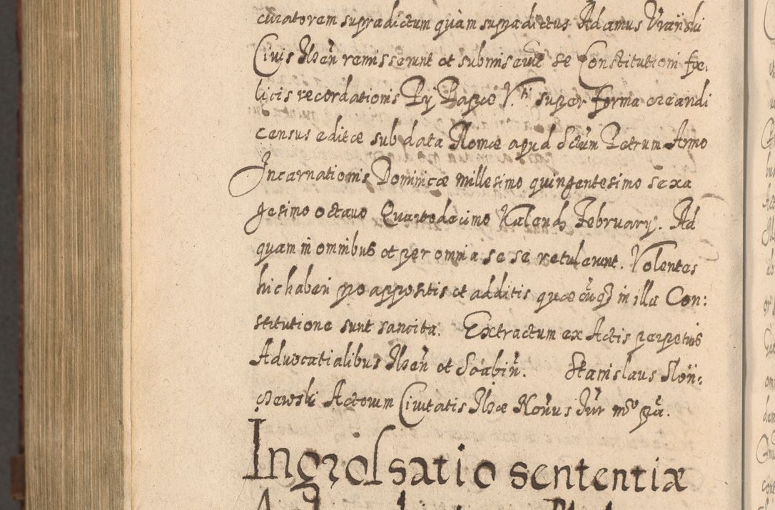 Zdjęcie nr 1579 dla obiektu archiwalnego: Acta actorum, causarum spiritualium, civilium, criminalium, obligationum, quietationum, inscpritionum, cessionum, decimarum, testamentorum R. D. Martini Szyszkowski, episcopi Cracoviensis, ducis Severiensis in annis 1620 - 1623. Tomus secundus.