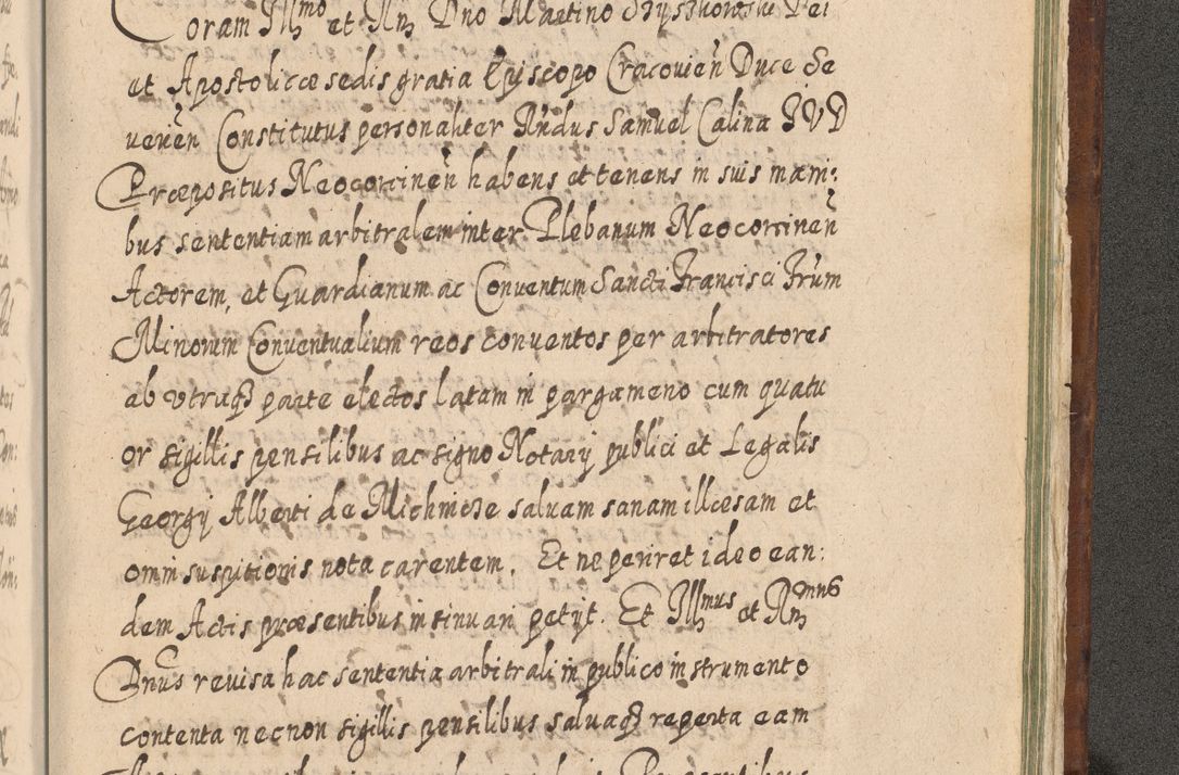 Zdjęcie nr 1580 dla obiektu archiwalnego: Acta actorum, causarum spiritualium, civilium, criminalium, obligationum, quietationum, inscpritionum, cessionum, decimarum, testamentorum R. D. Martini Szyszkowski, episcopi Cracoviensis, ducis Severiensis in annis 1620 - 1623. Tomus secundus.
