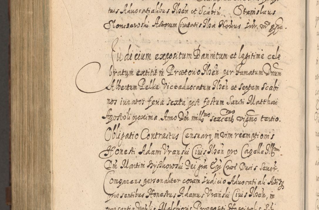 Zdjęcie nr 1571 dla obiektu archiwalnego: Acta actorum, causarum spiritualium, civilium, criminalium, obligationum, quietationum, inscpritionum, cessionum, decimarum, testamentorum R. D. Martini Szyszkowski, episcopi Cracoviensis, ducis Severiensis in annis 1620 - 1623. Tomus secundus.