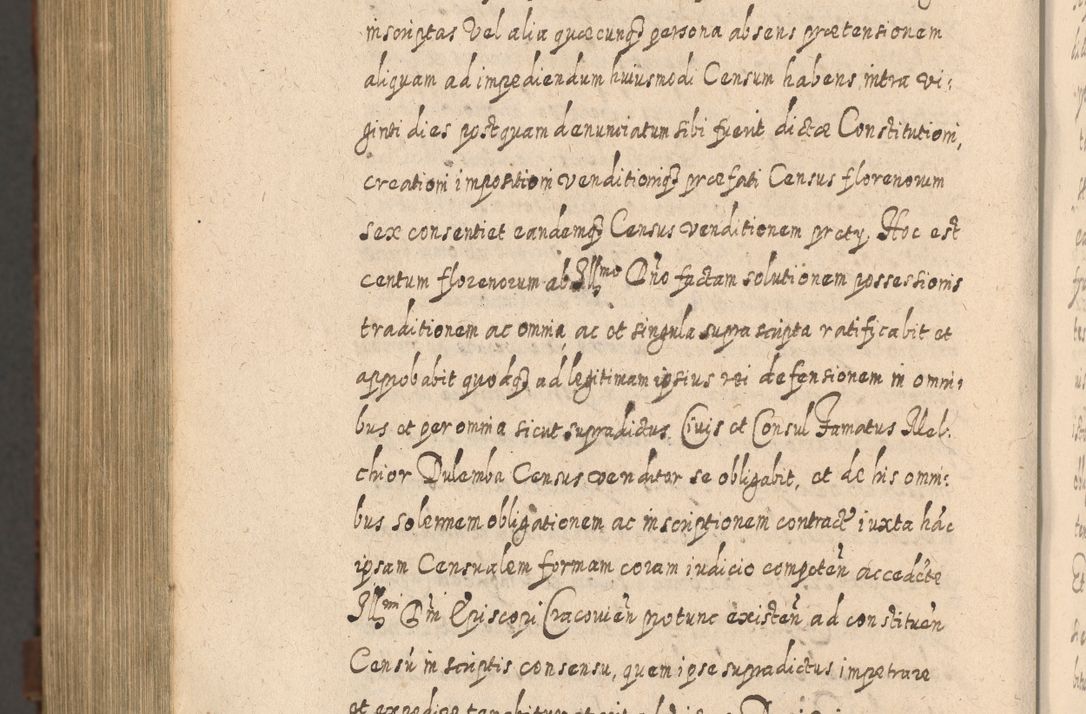 Zdjęcie nr 1567 dla obiektu archiwalnego: Acta actorum, causarum spiritualium, civilium, criminalium, obligationum, quietationum, inscpritionum, cessionum, decimarum, testamentorum R. D. Martini Szyszkowski, episcopi Cracoviensis, ducis Severiensis in annis 1620 - 1623. Tomus secundus.