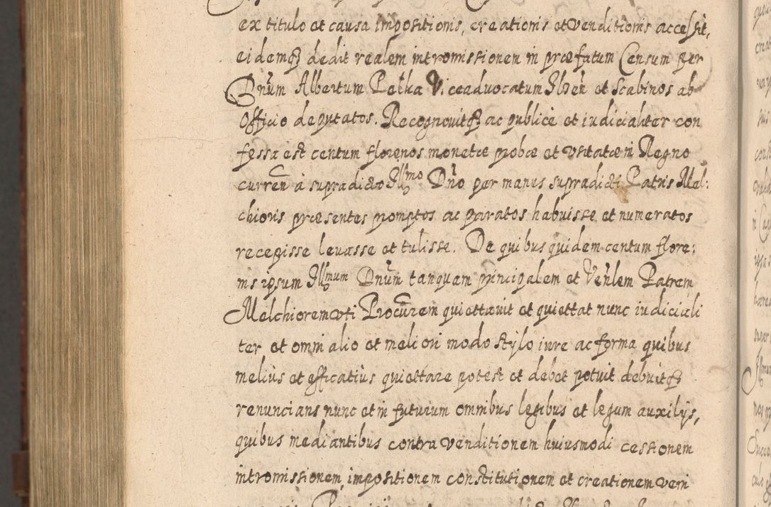 Zdjęcie nr 1539 dla obiektu archiwalnego: Acta actorum, causarum spiritualium, civilium, criminalium, obligationum, quietationum, inscpritionum, cessionum, decimarum, testamentorum R. D. Martini Szyszkowski, episcopi Cracoviensis, ducis Severiensis in annis 1620 - 1623. Tomus secundus.