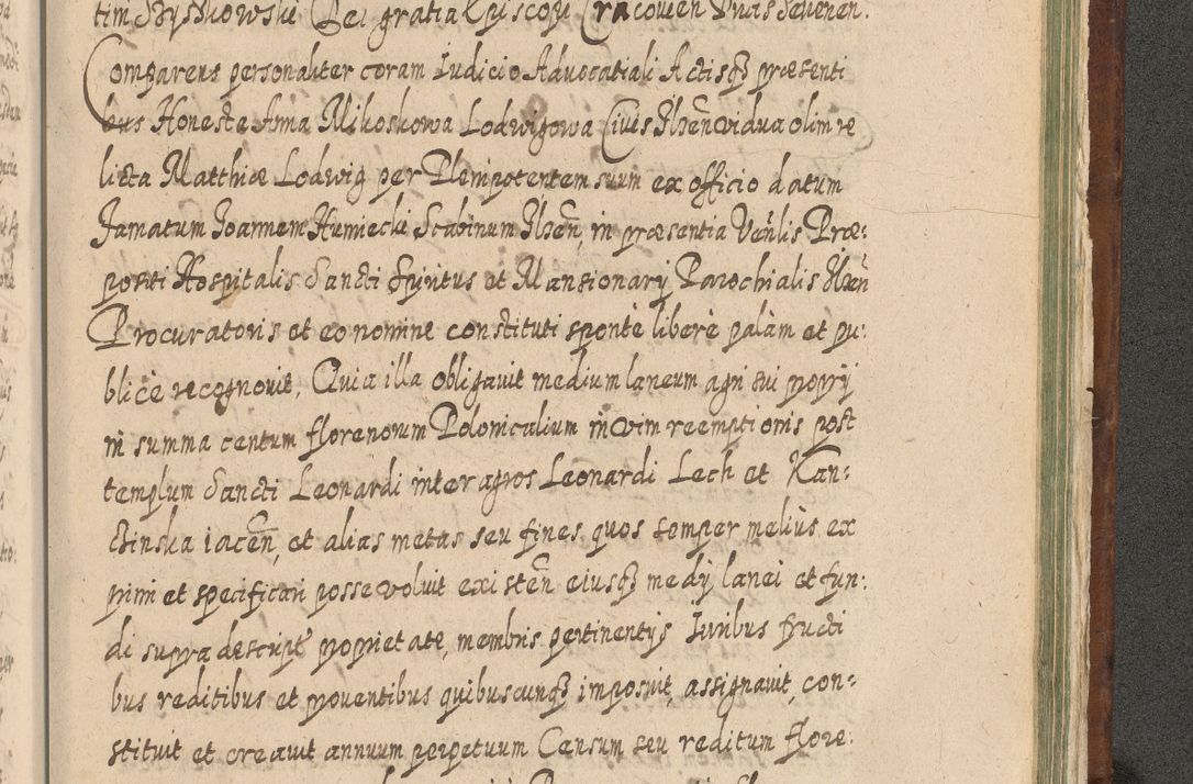 Zdjęcie nr 1538 dla obiektu archiwalnego: Acta actorum, causarum spiritualium, civilium, criminalium, obligationum, quietationum, inscpritionum, cessionum, decimarum, testamentorum R. D. Martini Szyszkowski, episcopi Cracoviensis, ducis Severiensis in annis 1620 - 1623. Tomus secundus.