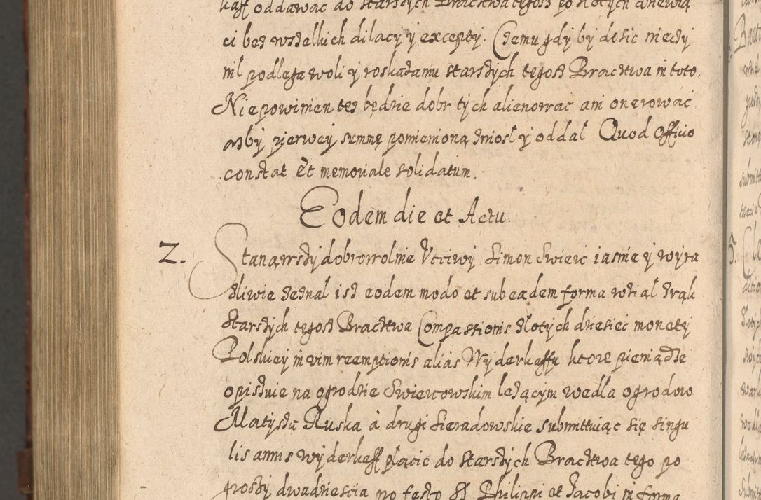 Zdjęcie nr 1511 dla obiektu archiwalnego: Acta actorum, causarum spiritualium, civilium, criminalium, obligationum, quietationum, inscpritionum, cessionum, decimarum, testamentorum R. D. Martini Szyszkowski, episcopi Cracoviensis, ducis Severiensis in annis 1620 - 1623. Tomus secundus.