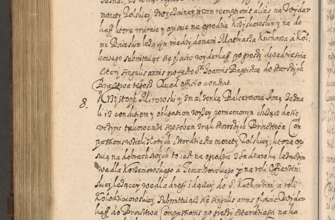 Zdjęcie nr 1513 dla obiektu archiwalnego: Acta actorum, causarum spiritualium, civilium, criminalium, obligationum, quietationum, inscpritionum, cessionum, decimarum, testamentorum R. D. Martini Szyszkowski, episcopi Cracoviensis, ducis Severiensis in annis 1620 - 1623. Tomus secundus.