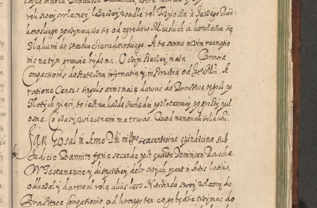 Zdjęcie nr 1508 dla obiektu archiwalnego: Acta actorum, causarum spiritualium, civilium, criminalium, obligationum, quietationum, inscpritionum, cessionum, decimarum, testamentorum R. D. Martini Szyszkowski, episcopi Cracoviensis, ducis Severiensis in annis 1620 - 1623. Tomus secundus.