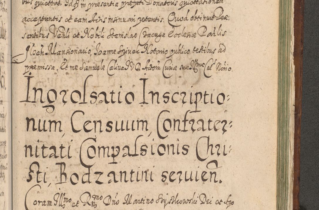 Zdjęcie nr 1502 dla obiektu archiwalnego: Acta actorum, causarum spiritualium, civilium, criminalium, obligationum, quietationum, inscpritionum, cessionum, decimarum, testamentorum R. D. Martini Szyszkowski, episcopi Cracoviensis, ducis Severiensis in annis 1620 - 1623. Tomus secundus.