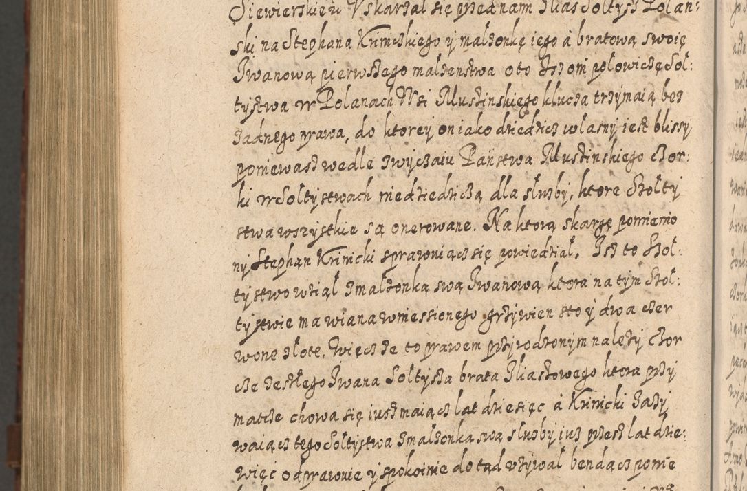 Zdjęcie nr 1493 dla obiektu archiwalnego: Acta actorum, causarum spiritualium, civilium, criminalium, obligationum, quietationum, inscpritionum, cessionum, decimarum, testamentorum R. D. Martini Szyszkowski, episcopi Cracoviensis, ducis Severiensis in annis 1620 - 1623. Tomus secundus.