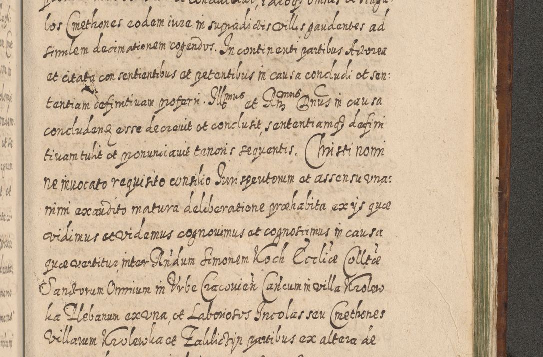 Zdjęcie nr 1490 dla obiektu archiwalnego: Acta actorum, causarum spiritualium, civilium, criminalium, obligationum, quietationum, inscpritionum, cessionum, decimarum, testamentorum R. D. Martini Szyszkowski, episcopi Cracoviensis, ducis Severiensis in annis 1620 - 1623. Tomus secundus.