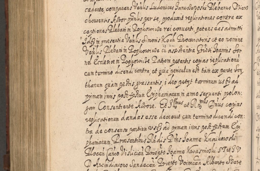 Zdjęcie nr 1475 dla obiektu archiwalnego: Acta actorum, causarum spiritualium, civilium, criminalium, obligationum, quietationum, inscpritionum, cessionum, decimarum, testamentorum R. D. Martini Szyszkowski, episcopi Cracoviensis, ducis Severiensis in annis 1620 - 1623. Tomus secundus.