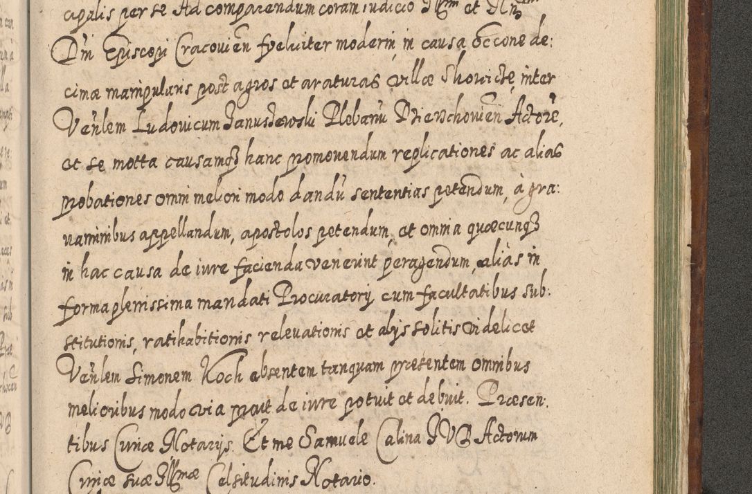 Zdjęcie nr 1474 dla obiektu archiwalnego: Acta actorum, causarum spiritualium, civilium, criminalium, obligationum, quietationum, inscpritionum, cessionum, decimarum, testamentorum R. D. Martini Szyszkowski, episcopi Cracoviensis, ducis Severiensis in annis 1620 - 1623. Tomus secundus.