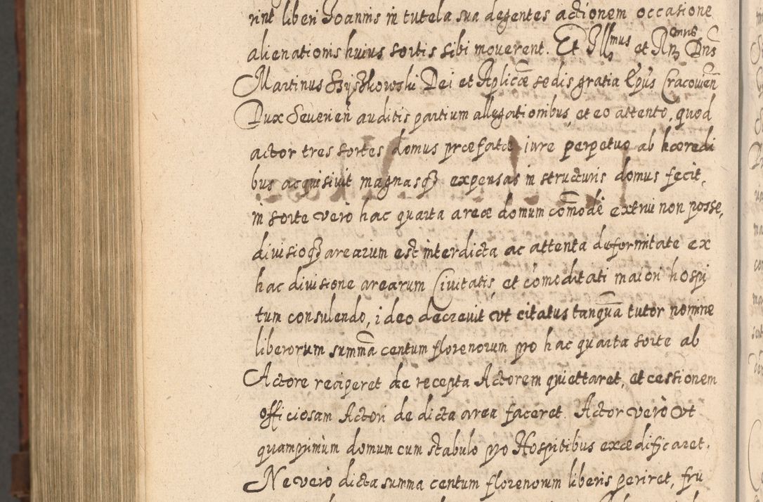 Zdjęcie nr 1471 dla obiektu archiwalnego: Acta actorum, causarum spiritualium, civilium, criminalium, obligationum, quietationum, inscpritionum, cessionum, decimarum, testamentorum R. D. Martini Szyszkowski, episcopi Cracoviensis, ducis Severiensis in annis 1620 - 1623. Tomus secundus.