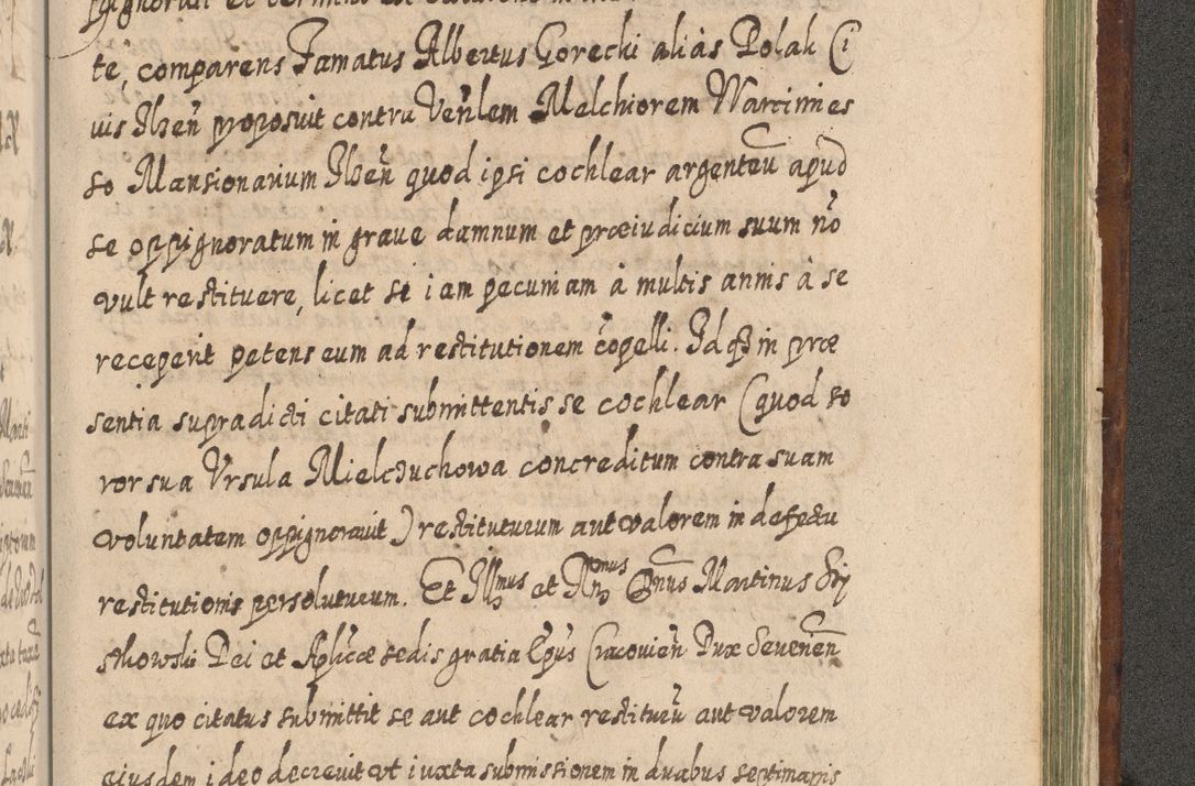 Zdjęcie nr 1468 dla obiektu archiwalnego: Acta actorum, causarum spiritualium, civilium, criminalium, obligationum, quietationum, inscpritionum, cessionum, decimarum, testamentorum R. D. Martini Szyszkowski, episcopi Cracoviensis, ducis Severiensis in annis 1620 - 1623. Tomus secundus.
