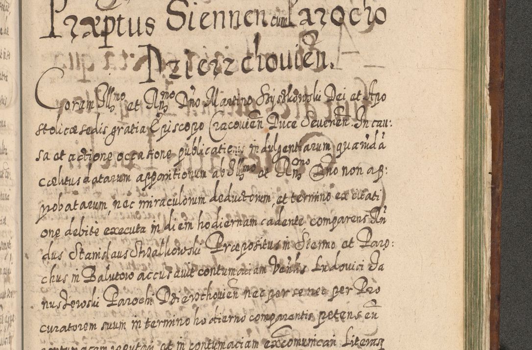 Zdjęcie nr 1466 dla obiektu archiwalnego: Acta actorum, causarum spiritualium, civilium, criminalium, obligationum, quietationum, inscpritionum, cessionum, decimarum, testamentorum R. D. Martini Szyszkowski, episcopi Cracoviensis, ducis Severiensis in annis 1620 - 1623. Tomus secundus.