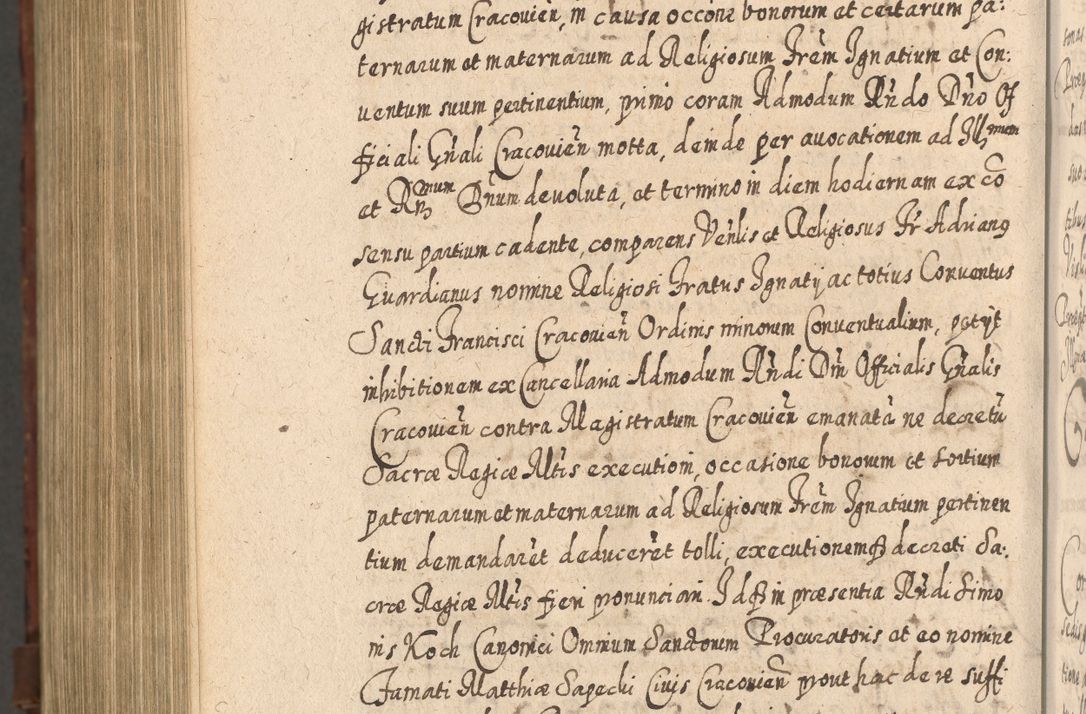 Zdjęcie nr 1461 dla obiektu archiwalnego: Acta actorum, causarum spiritualium, civilium, criminalium, obligationum, quietationum, inscpritionum, cessionum, decimarum, testamentorum R. D. Martini Szyszkowski, episcopi Cracoviensis, ducis Severiensis in annis 1620 - 1623. Tomus secundus.