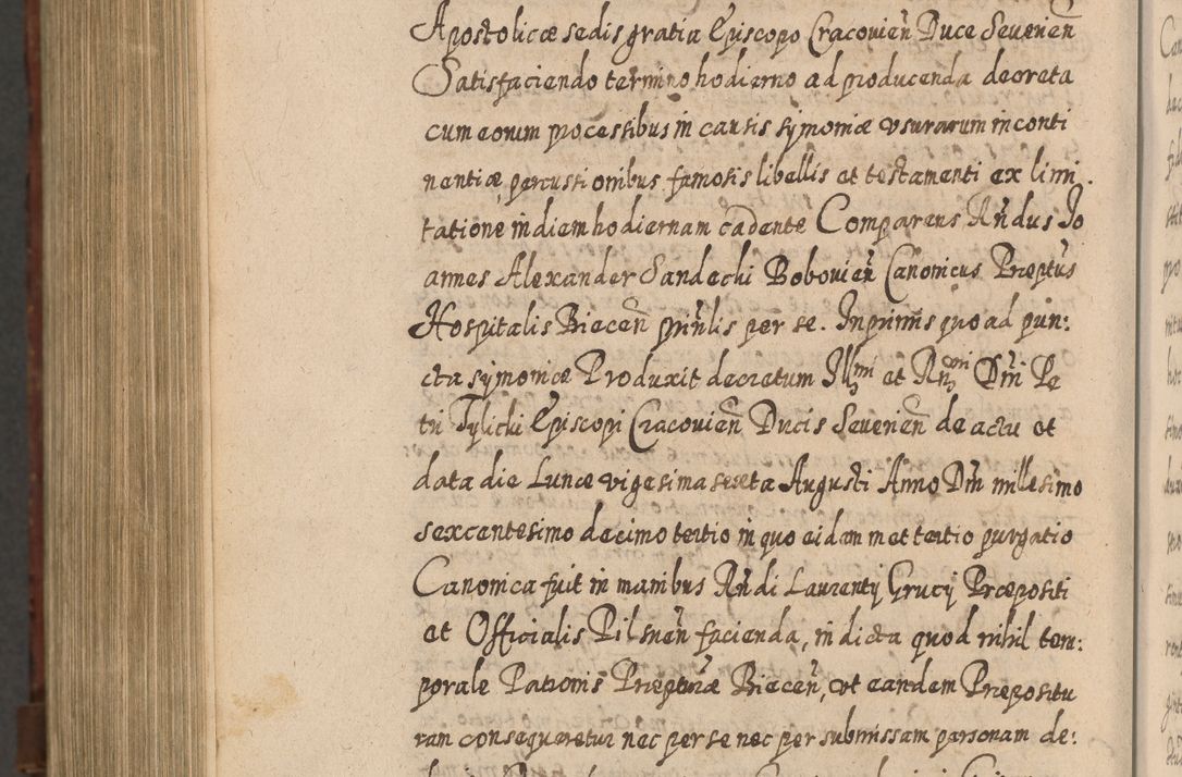 Zdjęcie nr 1449 dla obiektu archiwalnego: Acta actorum, causarum spiritualium, civilium, criminalium, obligationum, quietationum, inscpritionum, cessionum, decimarum, testamentorum R. D. Martini Szyszkowski, episcopi Cracoviensis, ducis Severiensis in annis 1620 - 1623. Tomus secundus.