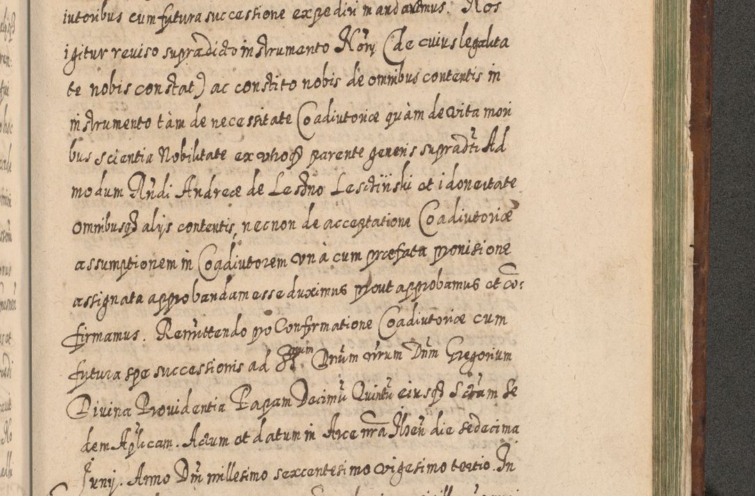 Zdjęcie nr 1448 dla obiektu archiwalnego: Acta actorum, causarum spiritualium, civilium, criminalium, obligationum, quietationum, inscpritionum, cessionum, decimarum, testamentorum R. D. Martini Szyszkowski, episcopi Cracoviensis, ducis Severiensis in annis 1620 - 1623. Tomus secundus.