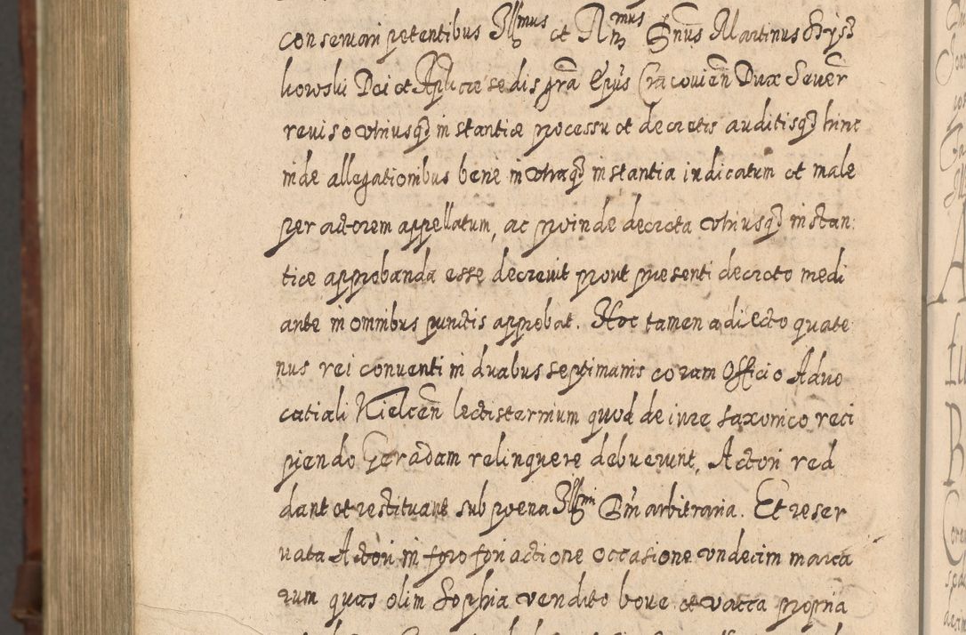 Zdjęcie nr 1637 dla obiektu archiwalnego: Acta actorum, causarum spiritualium, civilium, criminalium, obligationum, quietationum, inscpritionum, cessionum, decimarum, testamentorum R. D. Martini Szyszkowski, episcopi Cracoviensis, ducis Severiensis in annis 1620 - 1623. Tomus secundus.