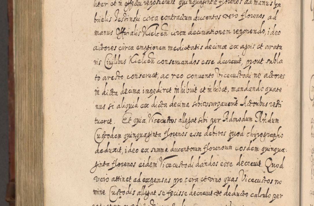 Zdjęcie nr 1633 dla obiektu archiwalnego: Acta actorum, causarum spiritualium, civilium, criminalium, obligationum, quietationum, inscpritionum, cessionum, decimarum, testamentorum R. D. Martini Szyszkowski, episcopi Cracoviensis, ducis Severiensis in annis 1620 - 1623. Tomus secundus.