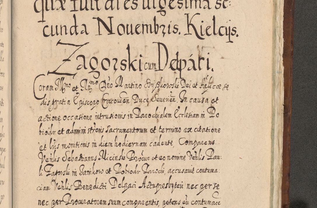 Zdjęcie nr 1634 dla obiektu archiwalnego: Acta actorum, causarum spiritualium, civilium, criminalium, obligationum, quietationum, inscpritionum, cessionum, decimarum, testamentorum R. D. Martini Szyszkowski, episcopi Cracoviensis, ducis Severiensis in annis 1620 - 1623. Tomus secundus.