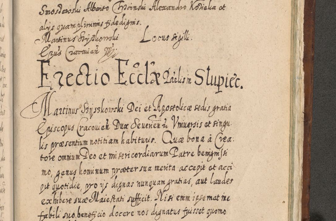 Zdjęcie nr 1618 dla obiektu archiwalnego: Acta actorum, causarum spiritualium, civilium, criminalium, obligationum, quietationum, inscpritionum, cessionum, decimarum, testamentorum R. D. Martini Szyszkowski, episcopi Cracoviensis, ducis Severiensis in annis 1620 - 1623. Tomus secundus.