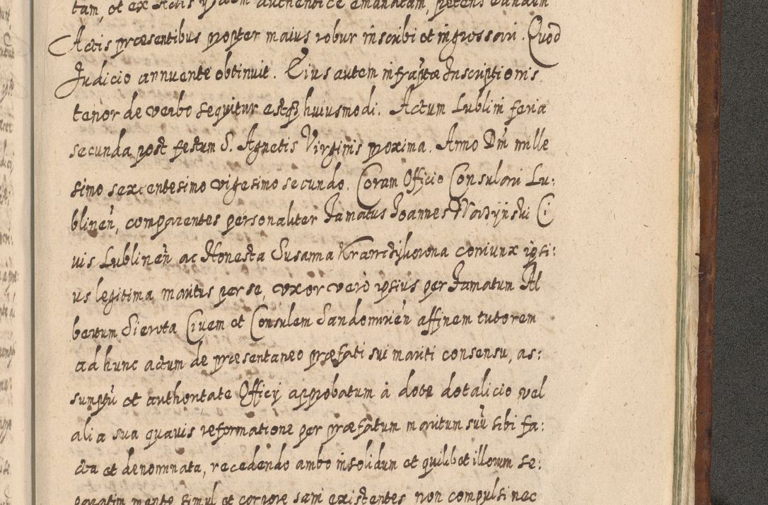 Zdjęcie nr 1604 dla obiektu archiwalnego: Acta actorum, causarum spiritualium, civilium, criminalium, obligationum, quietationum, inscpritionum, cessionum, decimarum, testamentorum R. D. Martini Szyszkowski, episcopi Cracoviensis, ducis Severiensis in annis 1620 - 1623. Tomus secundus.