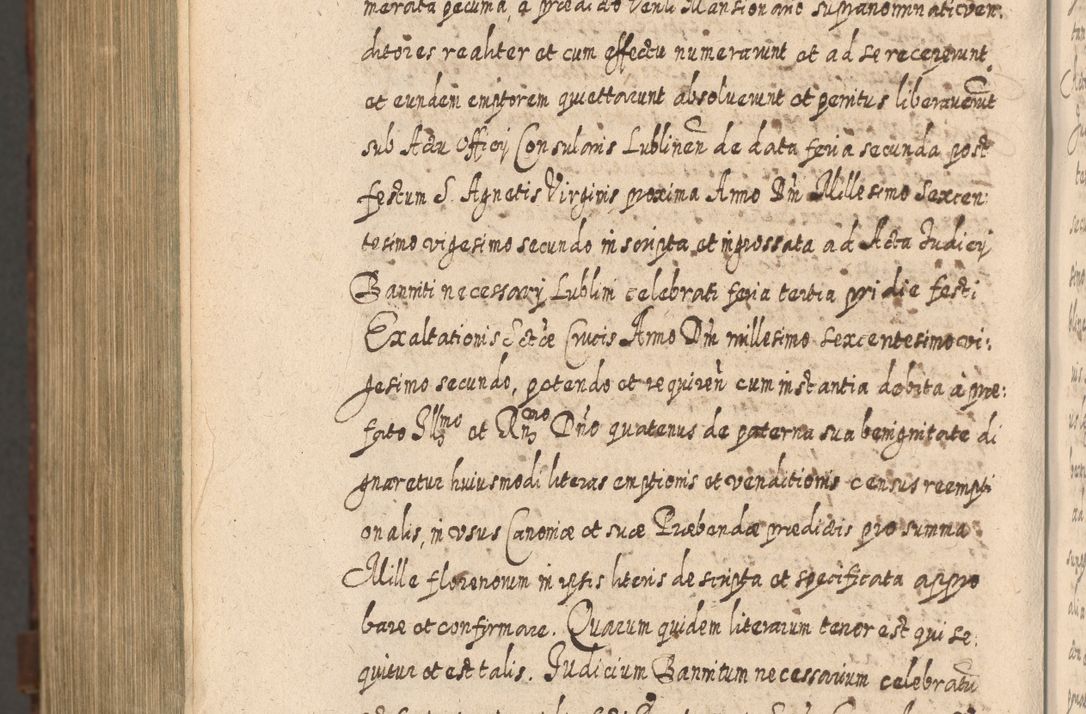 Zdjęcie nr 1603 dla obiektu archiwalnego: Acta actorum, causarum spiritualium, civilium, criminalium, obligationum, quietationum, inscpritionum, cessionum, decimarum, testamentorum R. D. Martini Szyszkowski, episcopi Cracoviensis, ducis Severiensis in annis 1620 - 1623. Tomus secundus.