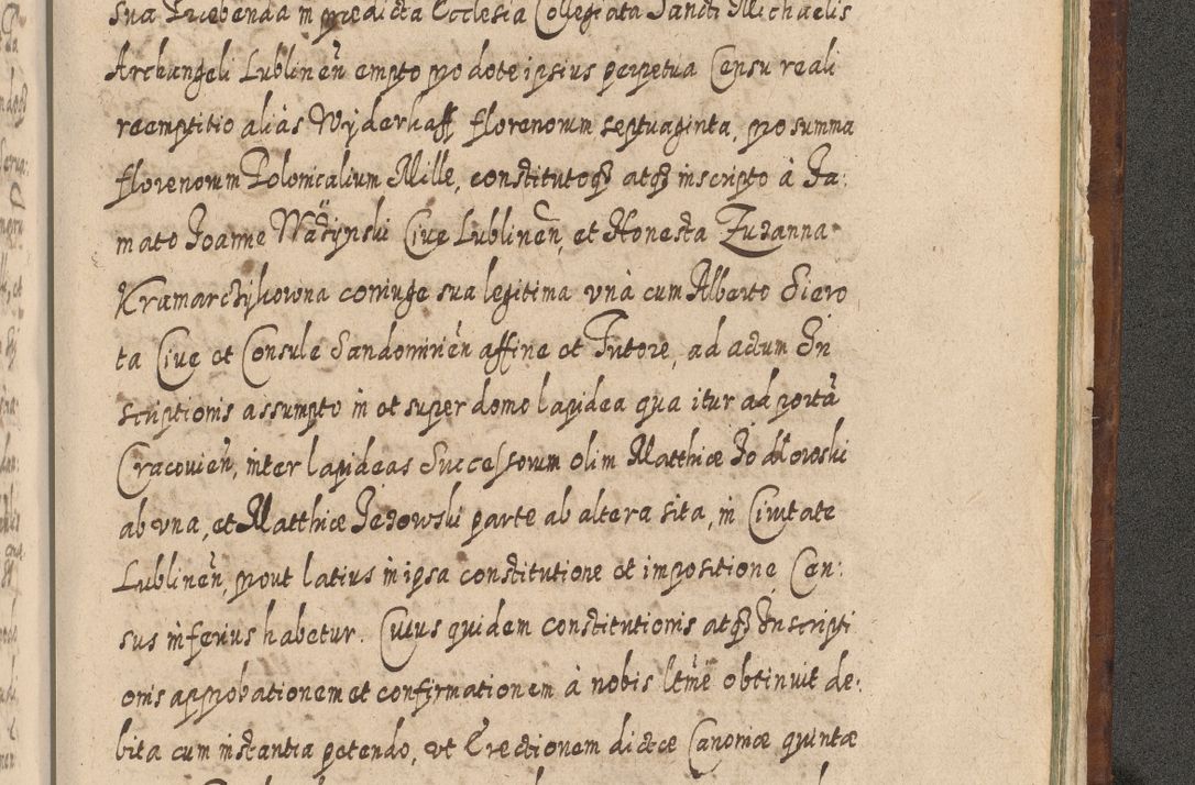 Zdjęcie nr 1600 dla obiektu archiwalnego: Acta actorum, causarum spiritualium, civilium, criminalium, obligationum, quietationum, inscpritionum, cessionum, decimarum, testamentorum R. D. Martini Szyszkowski, episcopi Cracoviensis, ducis Severiensis in annis 1620 - 1623. Tomus secundus.