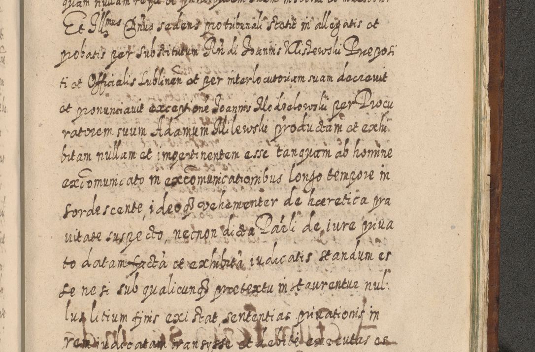 Zdjęcie nr 1596 dla obiektu archiwalnego: Acta actorum, causarum spiritualium, civilium, criminalium, obligationum, quietationum, inscpritionum, cessionum, decimarum, testamentorum R. D. Martini Szyszkowski, episcopi Cracoviensis, ducis Severiensis in annis 1620 - 1623. Tomus secundus.