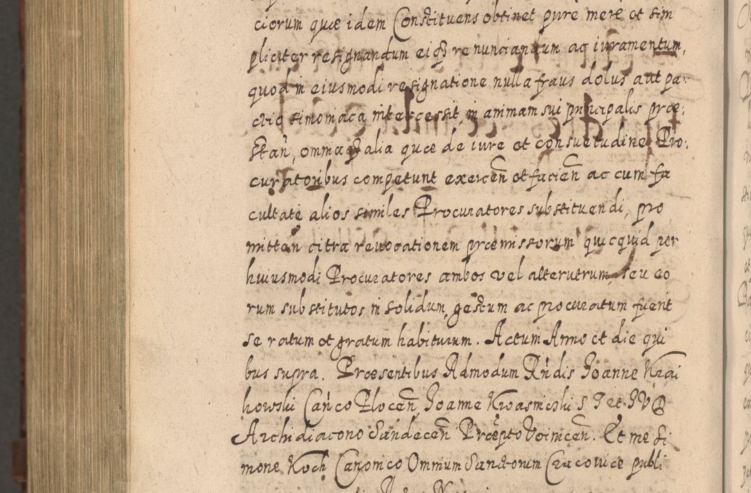 Zdjęcie nr 1591 dla obiektu archiwalnego: Acta actorum, causarum spiritualium, civilium, criminalium, obligationum, quietationum, inscpritionum, cessionum, decimarum, testamentorum R. D. Martini Szyszkowski, episcopi Cracoviensis, ducis Severiensis in annis 1620 - 1623. Tomus secundus.