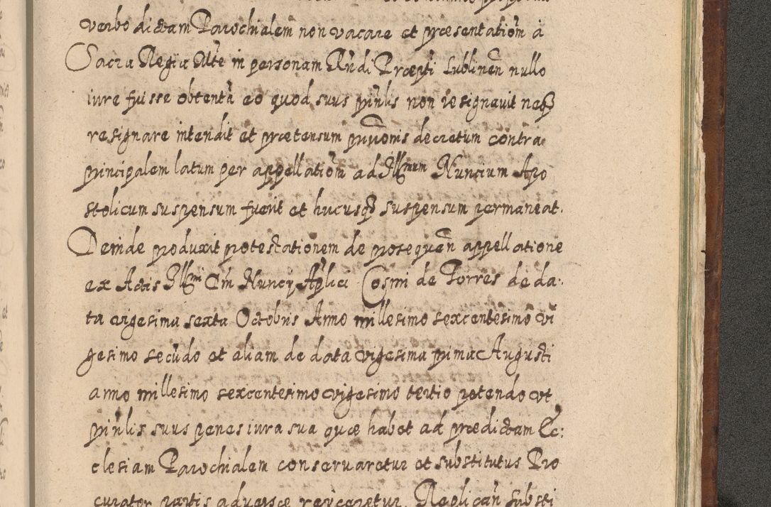 Zdjęcie nr 1594 dla obiektu archiwalnego: Acta actorum, causarum spiritualium, civilium, criminalium, obligationum, quietationum, inscpritionum, cessionum, decimarum, testamentorum R. D. Martini Szyszkowski, episcopi Cracoviensis, ducis Severiensis in annis 1620 - 1623. Tomus secundus.
