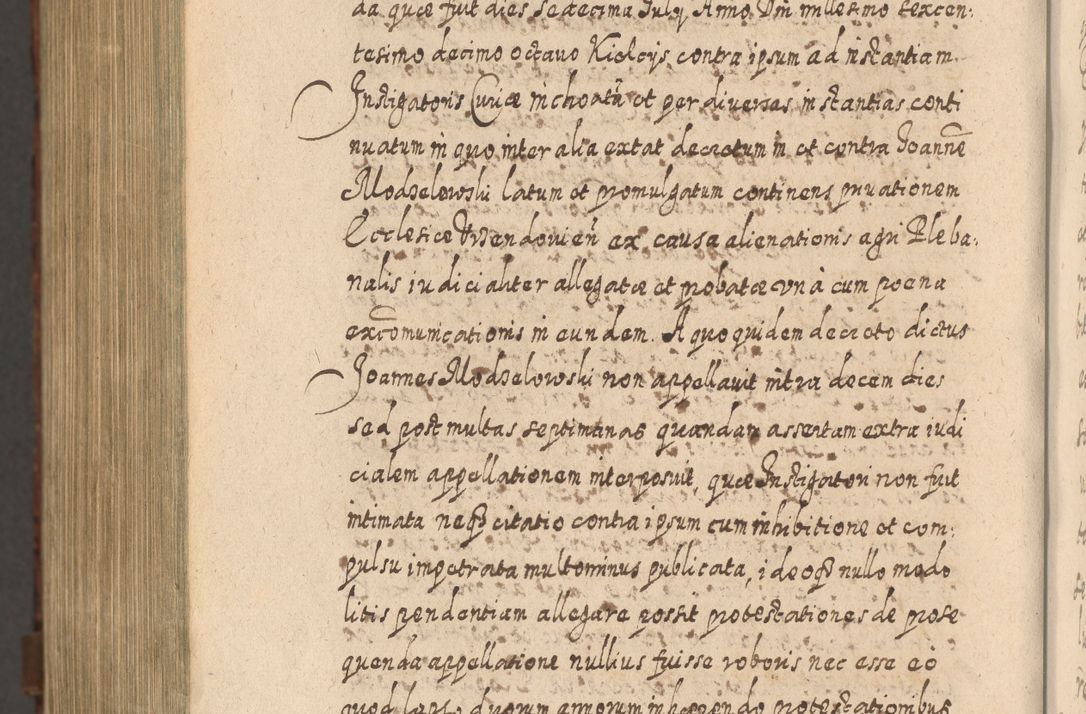 Zdjęcie nr 1595 dla obiektu archiwalnego: Acta actorum, causarum spiritualium, civilium, criminalium, obligationum, quietationum, inscpritionum, cessionum, decimarum, testamentorum R. D. Martini Szyszkowski, episcopi Cracoviensis, ducis Severiensis in annis 1620 - 1623. Tomus secundus.