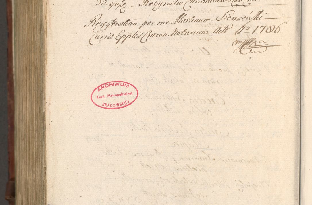 Zdjęcie nr 1697 dla obiektu archiwalnego: Acta actorum, causarum spiritualium, civilium, criminalium, obligationum, quietationum, inscpritionum, cessionum, decimarum, testamentorum R. D. Martini Szyszkowski, episcopi Cracoviensis, ducis Severiensis in annis 1620 - 1623. Tomus secundus.