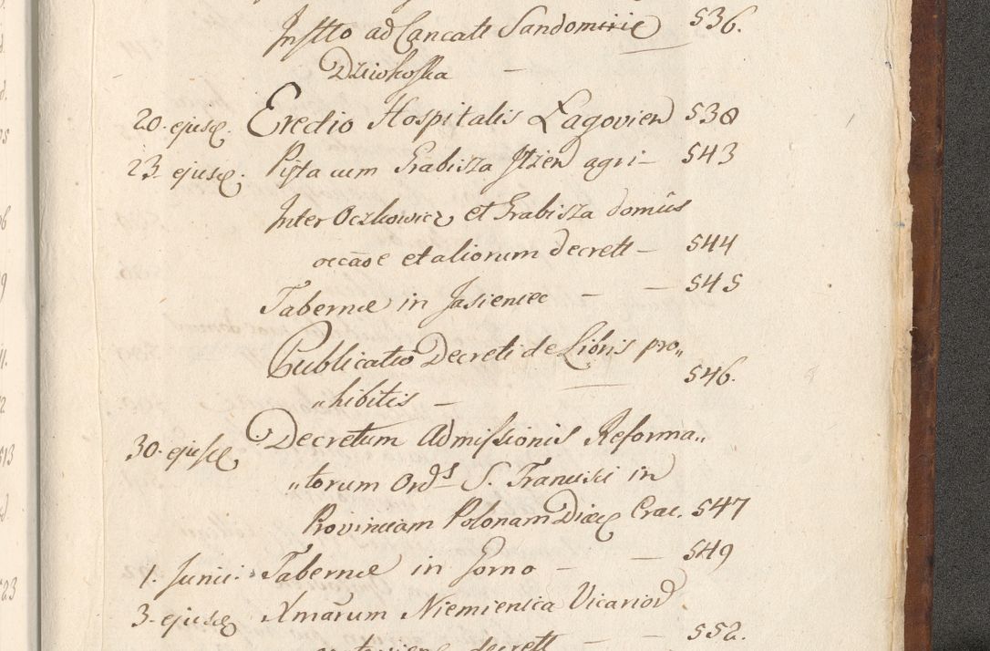 Zdjęcie nr 1688 dla obiektu archiwalnego: Acta actorum, causarum spiritualium, civilium, criminalium, obligationum, quietationum, inscpritionum, cessionum, decimarum, testamentorum R. D. Martini Szyszkowski, episcopi Cracoviensis, ducis Severiensis in annis 1620 - 1623. Tomus secundus.