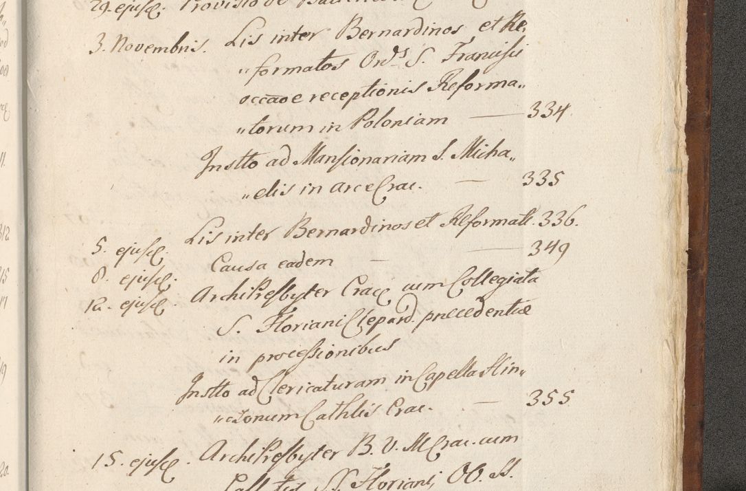Zdjęcie nr 1680 dla obiektu archiwalnego: Acta actorum, causarum spiritualium, civilium, criminalium, obligationum, quietationum, inscpritionum, cessionum, decimarum, testamentorum R. D. Martini Szyszkowski, episcopi Cracoviensis, ducis Severiensis in annis 1620 - 1623. Tomus secundus.