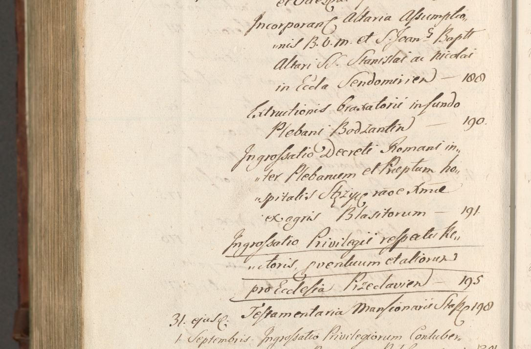Zdjęcie nr 1675 dla obiektu archiwalnego: Acta actorum, causarum spiritualium, civilium, criminalium, obligationum, quietationum, inscpritionum, cessionum, decimarum, testamentorum R. D. Martini Szyszkowski, episcopi Cracoviensis, ducis Severiensis in annis 1620 - 1623. Tomus secundus.
