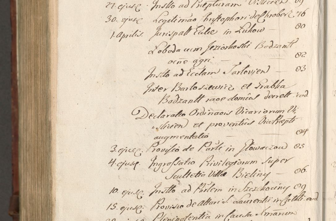 Zdjęcie nr 1671 dla obiektu archiwalnego: Acta actorum, causarum spiritualium, civilium, criminalium, obligationum, quietationum, inscpritionum, cessionum, decimarum, testamentorum R. D. Martini Szyszkowski, episcopi Cracoviensis, ducis Severiensis in annis 1620 - 1623. Tomus secundus.