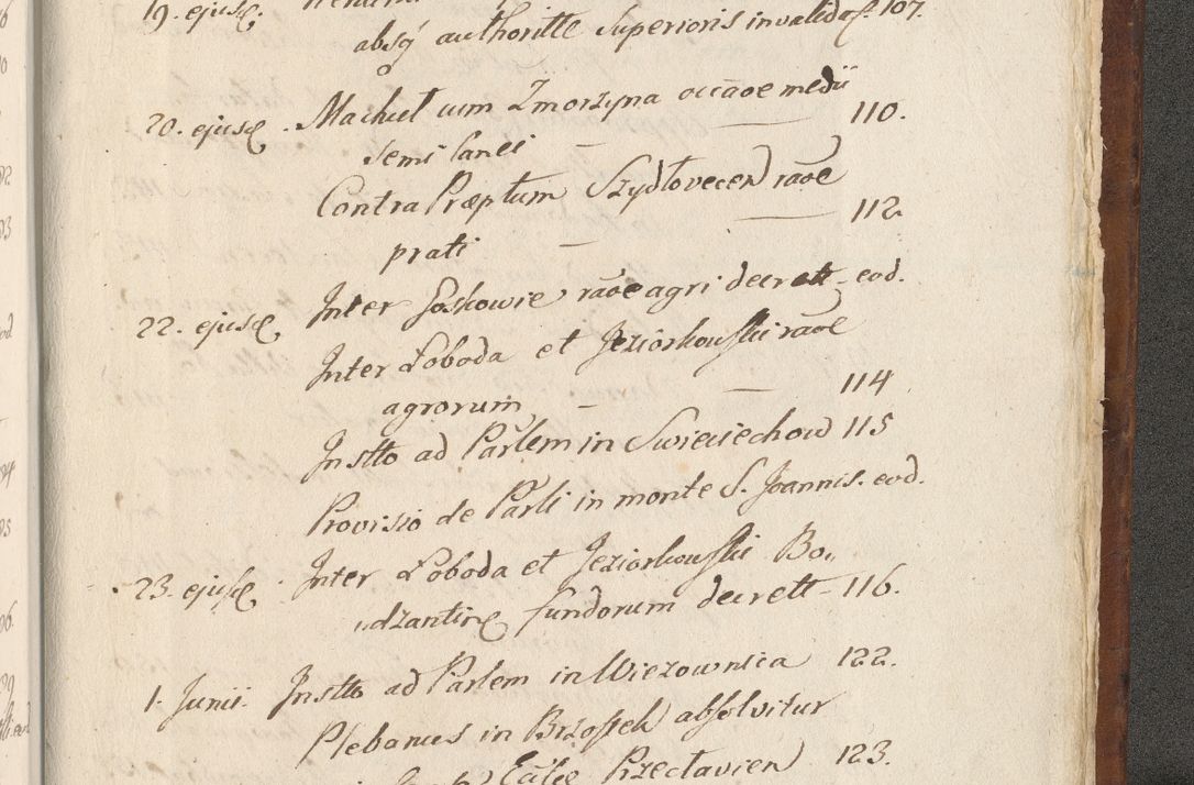 Zdjęcie nr 1672 dla obiektu archiwalnego: Acta actorum, causarum spiritualium, civilium, criminalium, obligationum, quietationum, inscpritionum, cessionum, decimarum, testamentorum R. D. Martini Szyszkowski, episcopi Cracoviensis, ducis Severiensis in annis 1620 - 1623. Tomus secundus.