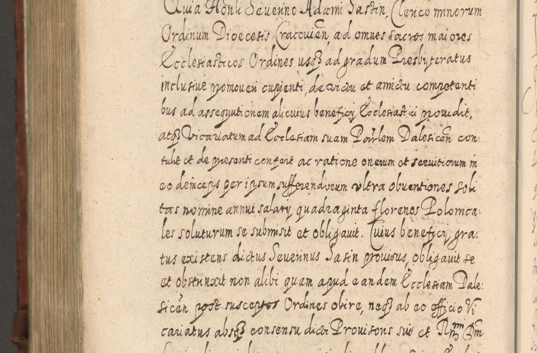 Zdjęcie nr 1661 dla obiektu archiwalnego: Acta actorum, causarum spiritualium, civilium, criminalium, obligationum, quietationum, inscpritionum, cessionum, decimarum, testamentorum R. D. Martini Szyszkowski, episcopi Cracoviensis, ducis Severiensis in annis 1620 - 1623. Tomus secundus.