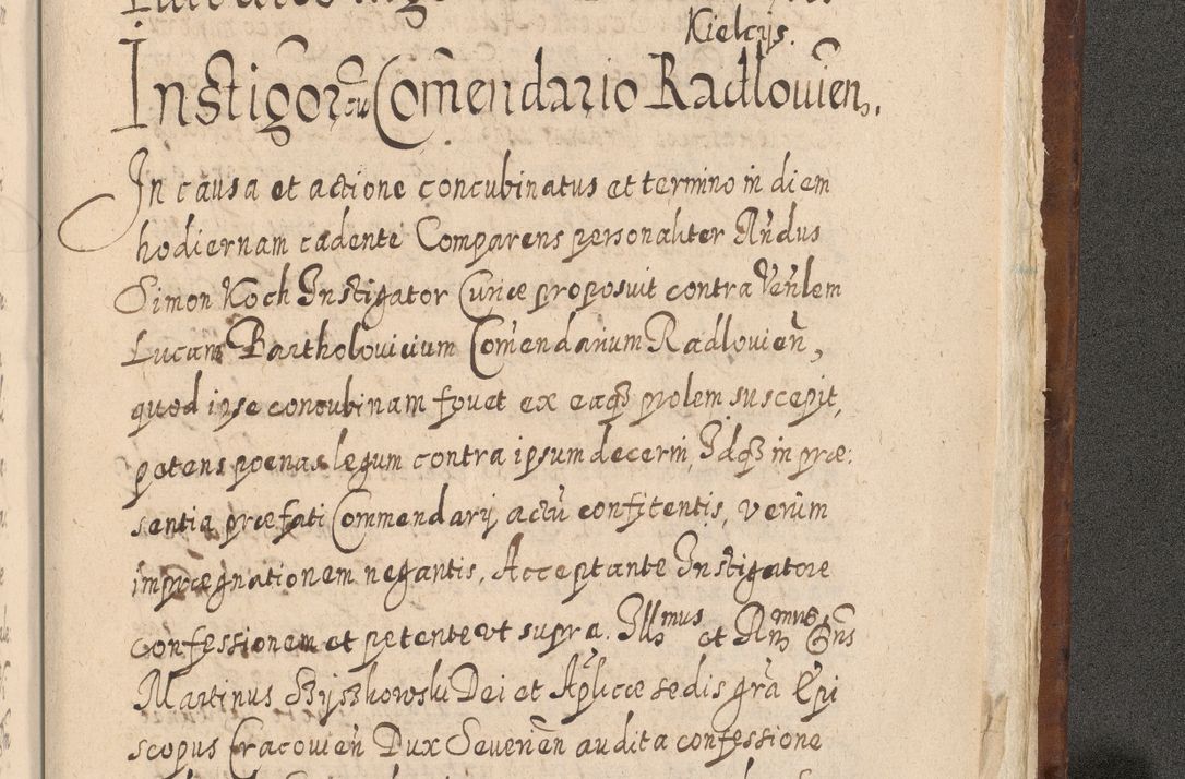 Zdjęcie nr 1662 dla obiektu archiwalnego: Acta actorum, causarum spiritualium, civilium, criminalium, obligationum, quietationum, inscpritionum, cessionum, decimarum, testamentorum R. D. Martini Szyszkowski, episcopi Cracoviensis, ducis Severiensis in annis 1620 - 1623. Tomus secundus.