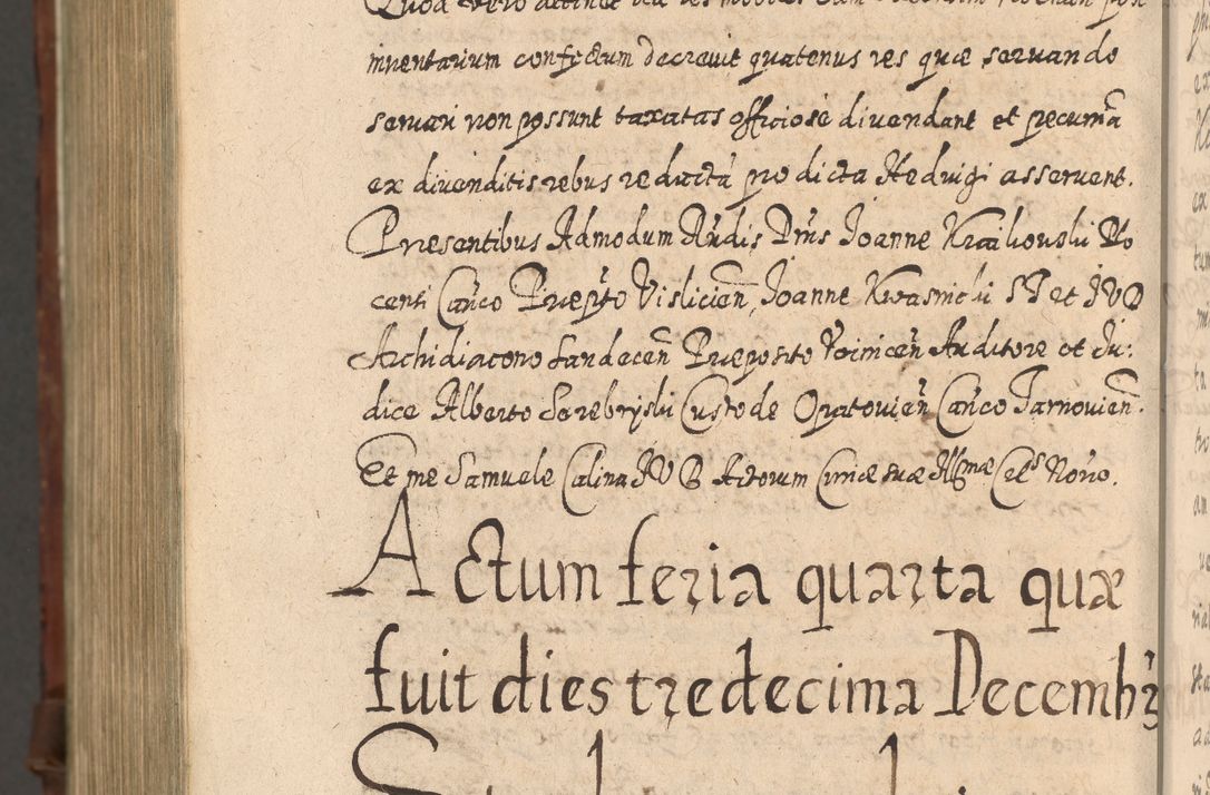 Zdjęcie nr 1653 dla obiektu archiwalnego: Acta actorum, causarum spiritualium, civilium, criminalium, obligationum, quietationum, inscpritionum, cessionum, decimarum, testamentorum R. D. Martini Szyszkowski, episcopi Cracoviensis, ducis Severiensis in annis 1620 - 1623. Tomus secundus.