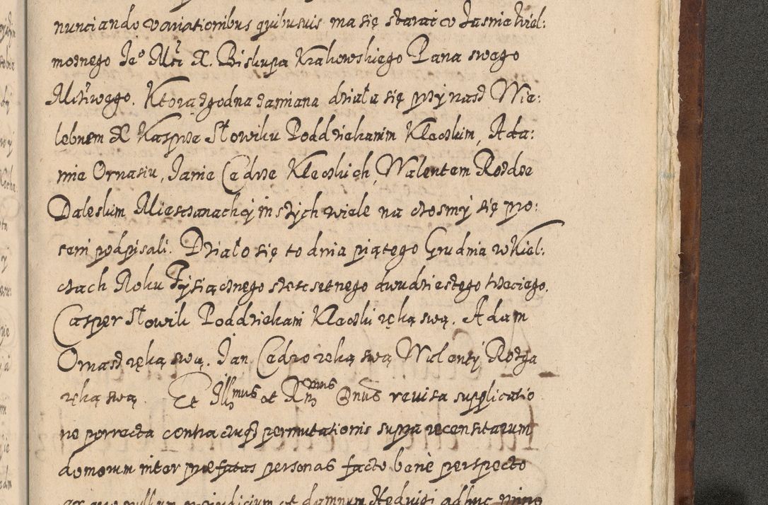 Zdjęcie nr 1652 dla obiektu archiwalnego: Acta actorum, causarum spiritualium, civilium, criminalium, obligationum, quietationum, inscpritionum, cessionum, decimarum, testamentorum R. D. Martini Szyszkowski, episcopi Cracoviensis, ducis Severiensis in annis 1620 - 1623. Tomus secundus.