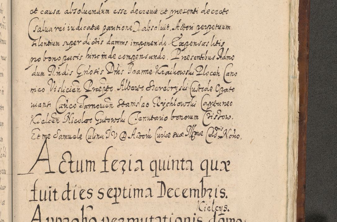 Zdjęcie nr 1646 dla obiektu archiwalnego: Acta actorum, causarum spiritualium, civilium, criminalium, obligationum, quietationum, inscpritionum, cessionum, decimarum, testamentorum R. D. Martini Szyszkowski, episcopi Cracoviensis, ducis Severiensis in annis 1620 - 1623. Tomus secundus.