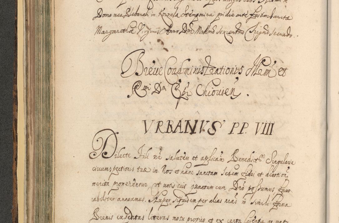 Zdjęcie nr 208 dla obiektu archiwalnego: Acta actorum, institutionum, resignationum, provisionum, decretorum, sententiarum, inscriptionum, testamentorum, confirmationum, ingrossationum, obligationum, quietationum, constitutionum R. D. Andreae Szołdrski, episcopi Kijoviensis, Gnesnensis et Posnaniensis praepositi, cantoris Cracoviensis, Vladislaviensis canonici, R. S. M. secretarii, episcopatus Cracoviensis in spiritualibus er temporalibus deputati anno 1633, 1634 et 1635