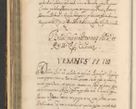 Zdjęcie nr 208 dla obiektu archiwalnego: Acta actorum, institutionum, resignationum, provisionum, decretorum, sententiarum, inscriptionum, testamentorum, confirmationum, ingrossationum, obligationum, quietationum, constitutionum R. D. Andreae Szołdrski, episcopi Kijoviensis, Gnesnensis et Posnaniensis praepositi, cantoris Cracoviensis, Vladislaviensis canonici, R. S. M. secretarii, episcopatus Cracoviensis in spiritualibus er temporalibus deputati anno 1633, 1634 et 1635