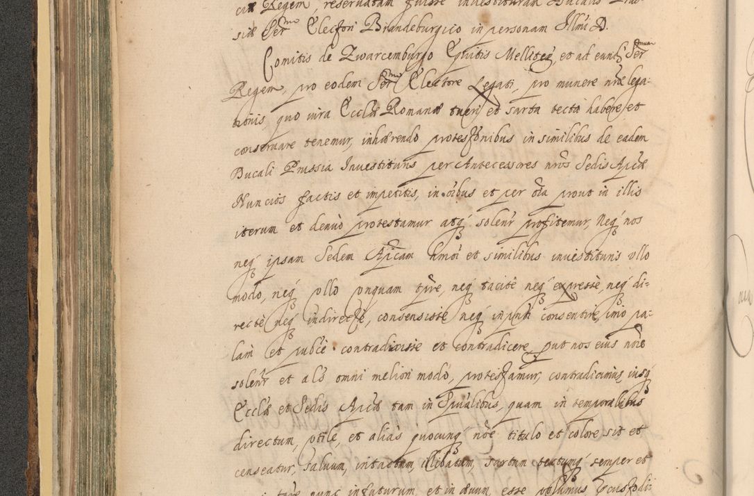 Zdjęcie nr 202 dla obiektu archiwalnego: Acta actorum, institutionum, resignationum, provisionum, decretorum, sententiarum, inscriptionum, testamentorum, confirmationum, ingrossationum, obligationum, quietationum, constitutionum R. D. Andreae Szołdrski, episcopi Kijoviensis, Gnesnensis et Posnaniensis praepositi, cantoris Cracoviensis, Vladislaviensis canonici, R. S. M. secretarii, episcopatus Cracoviensis in spiritualibus er temporalibus deputati anno 1633, 1634 et 1635