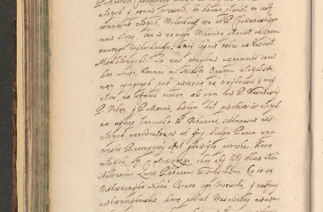 Zdjęcie nr 196 dla obiektu archiwalnego: Acta actorum, institutionum, resignationum, provisionum, decretorum, sententiarum, inscriptionum, testamentorum, confirmationum, ingrossationum, obligationum, quietationum, constitutionum R. D. Andreae Szołdrski, episcopi Kijoviensis, Gnesnensis et Posnaniensis praepositi, cantoris Cracoviensis, Vladislaviensis canonici, R. S. M. secretarii, episcopatus Cracoviensis in spiritualibus er temporalibus deputati anno 1633, 1634 et 1635
