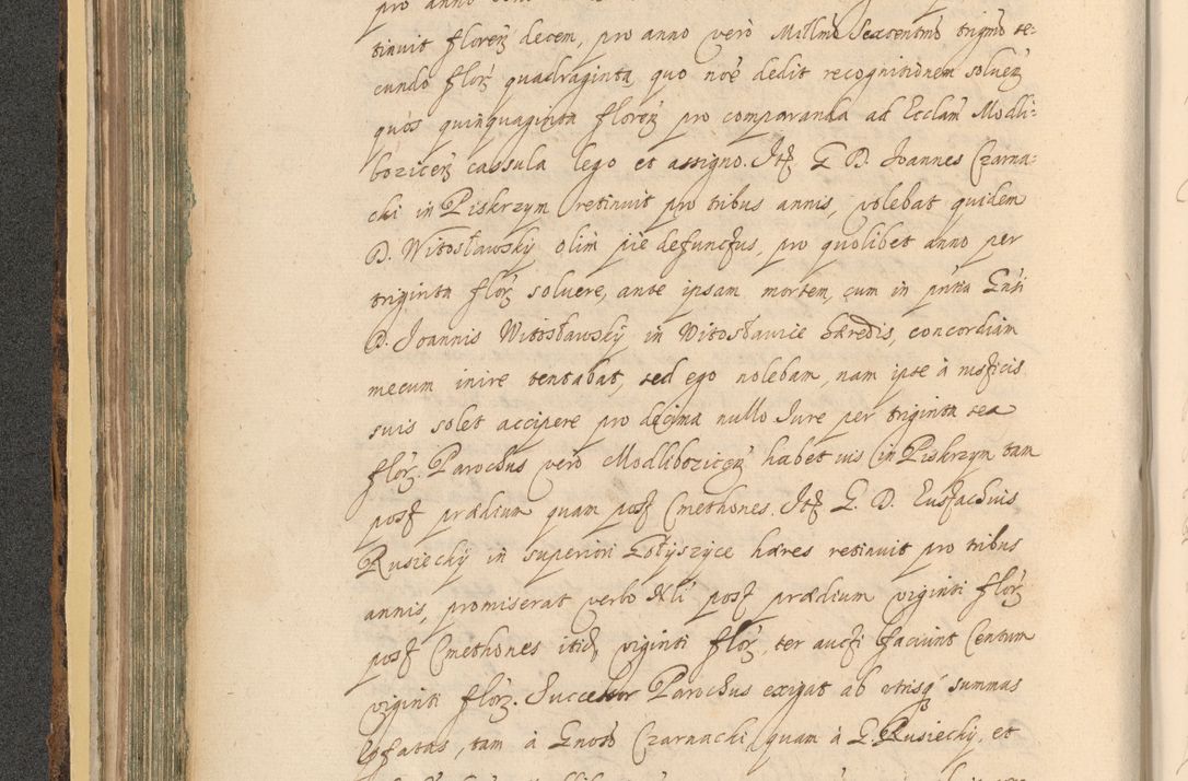 Zdjęcie nr 194 dla obiektu archiwalnego: Acta actorum, institutionum, resignationum, provisionum, decretorum, sententiarum, inscriptionum, testamentorum, confirmationum, ingrossationum, obligationum, quietationum, constitutionum R. D. Andreae Szołdrski, episcopi Kijoviensis, Gnesnensis et Posnaniensis praepositi, cantoris Cracoviensis, Vladislaviensis canonici, R. S. M. secretarii, episcopatus Cracoviensis in spiritualibus er temporalibus deputati anno 1633, 1634 et 1635